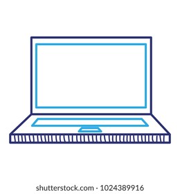 laptop computer isolated icon