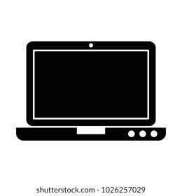 laptop computer isolated icon