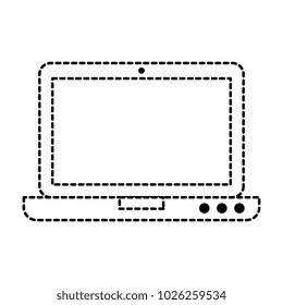 laptop computer isolated icon