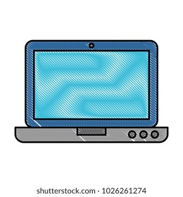 laptop computer isolated icon