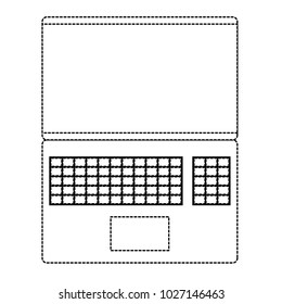 laptop computer isolated icon