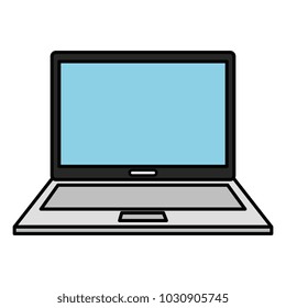laptop computer isolated icon
