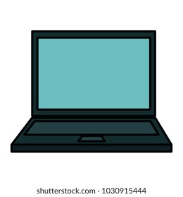 laptop computer isolated icon
