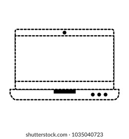 laptop computer isolated icon