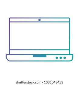 laptop computer isolated icon