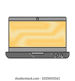 laptop computer isolated icon