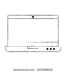 laptop computer isolated icon