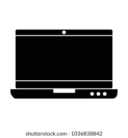 laptop computer isolated icon