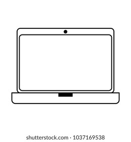 laptop computer isolated icon