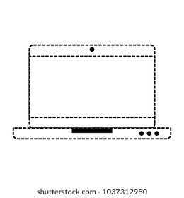 laptop computer isolated icon