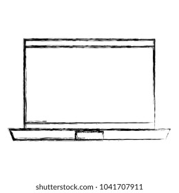 laptop computer isolated icon