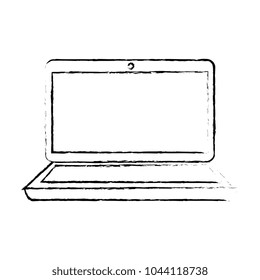 laptop computer isolated icon