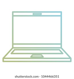 laptop computer isolated icon