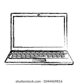laptop computer isolated icon