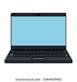 laptop computer isolated icon