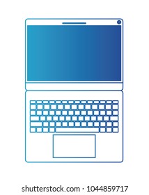 laptop computer isolated icon