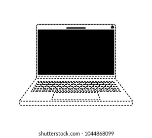 laptop computer isolated icon