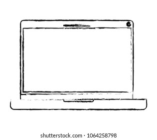 laptop computer isolated icon