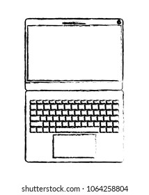laptop computer isolated icon