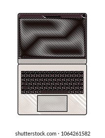 laptop computer isolated icon