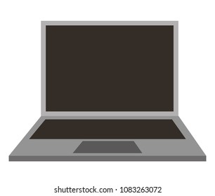 laptop computer isolated icon