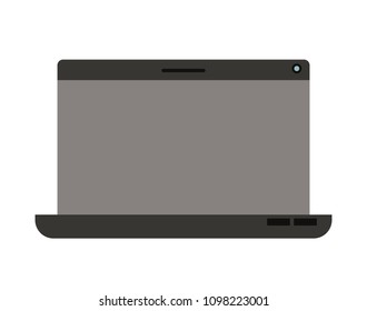 laptop computer isolated icon