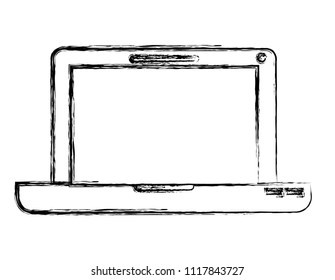 laptop computer isolated icon