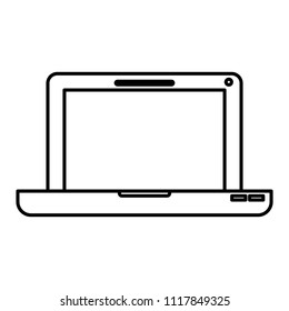 laptop computer isolated icon