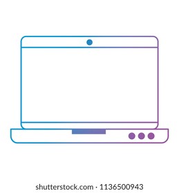 laptop computer isolated icon