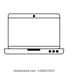 laptop computer isolated icon