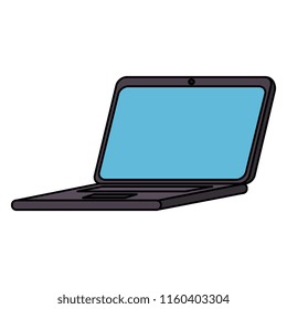 laptop computer isolated icon