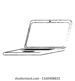 laptop computer isolated icon