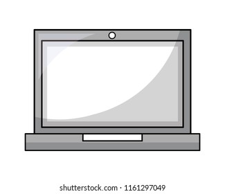 laptop computer isolated icon