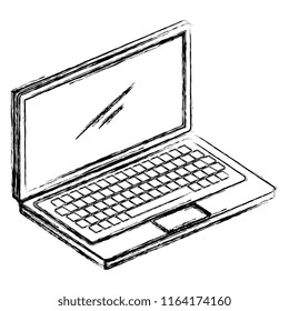 laptop computer isolated icon