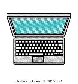 laptop computer isolated icon