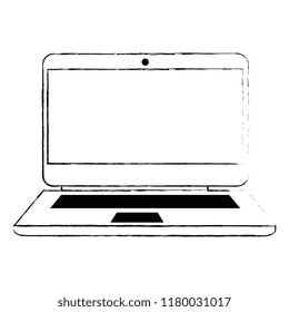 laptop computer isolated icon
