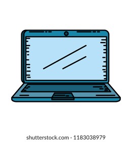 laptop computer isolated icon