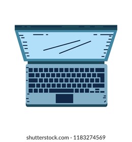 laptop computer isolated icon
