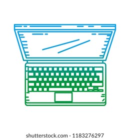 laptop computer isolated icon