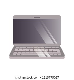 laptop computer isolated icon