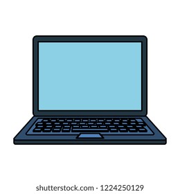 laptop computer isolated icon