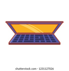 laptop computer isolated icon