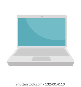 laptop computer isolated icon