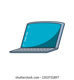 laptop computer isolated icon