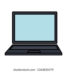 laptop computer isolated icon