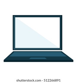 laptop computer isolated icon