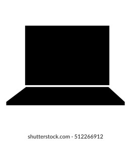 laptop computer isolated icon