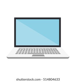 laptop computer isolated icon