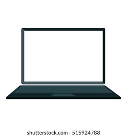 laptop computer isolated icon