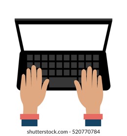 laptop computer isolated icon